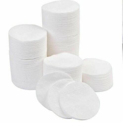 Organic Cotton Rounds (300 Count) Makeup Remover Pads, Hypoallergenic, Lint-Free 100% Pure Cotton