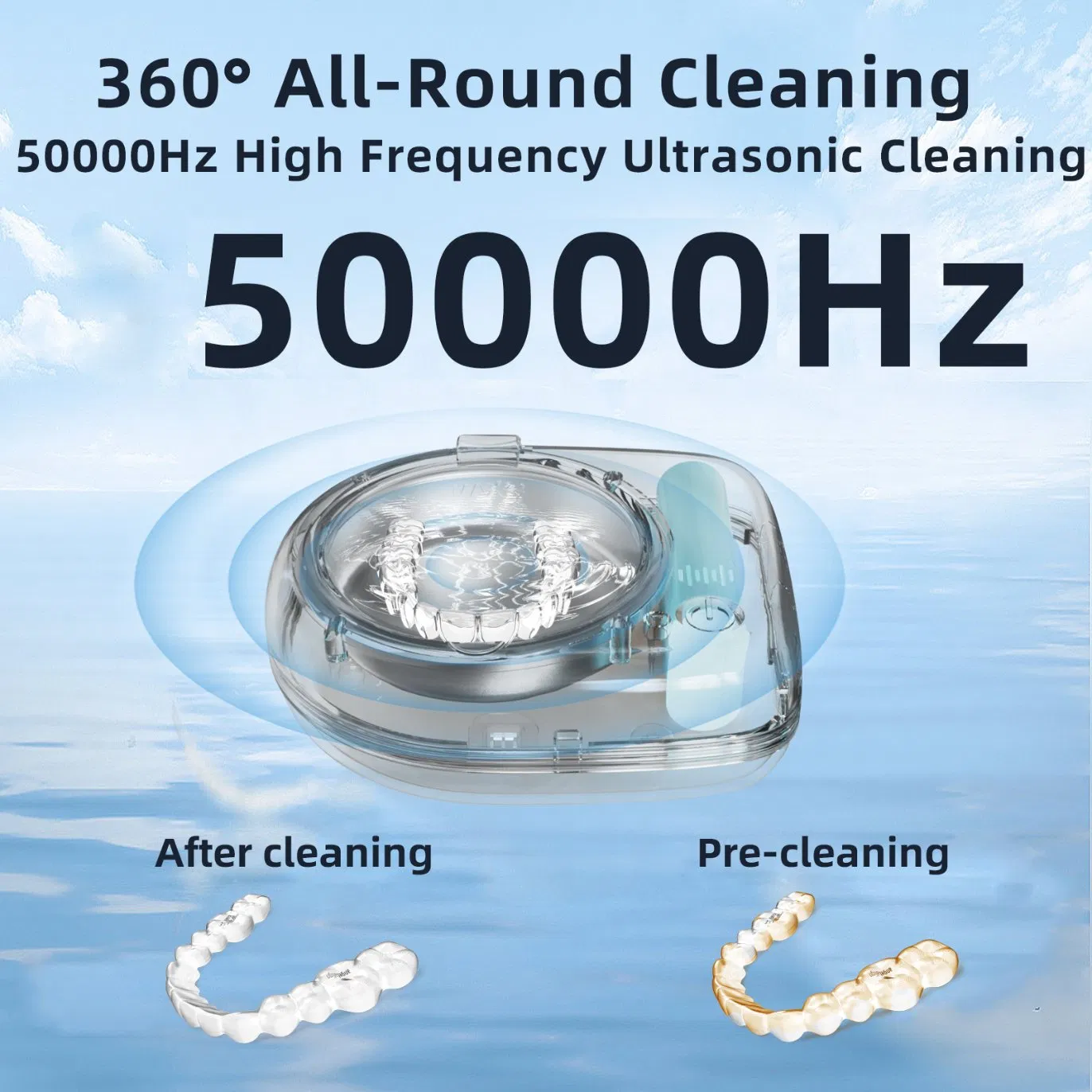 2024 New Launch Brace Ultrasonic Cleaner for Aligner Dental Health