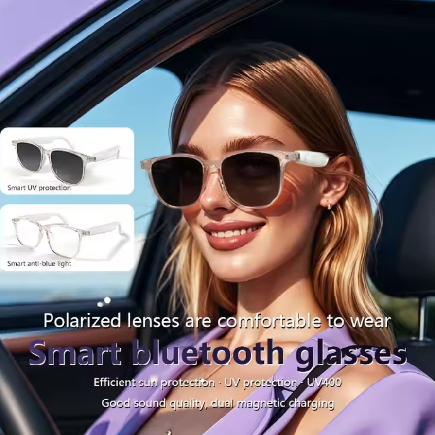 GS03 Women Smart Glass Polarized Ultraviolet Rays Music Sunglass