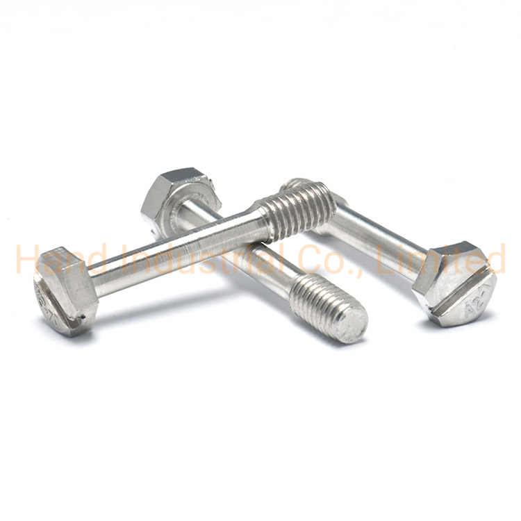 Винт стопорный M6x30 с шестигранной головкой и шлицем