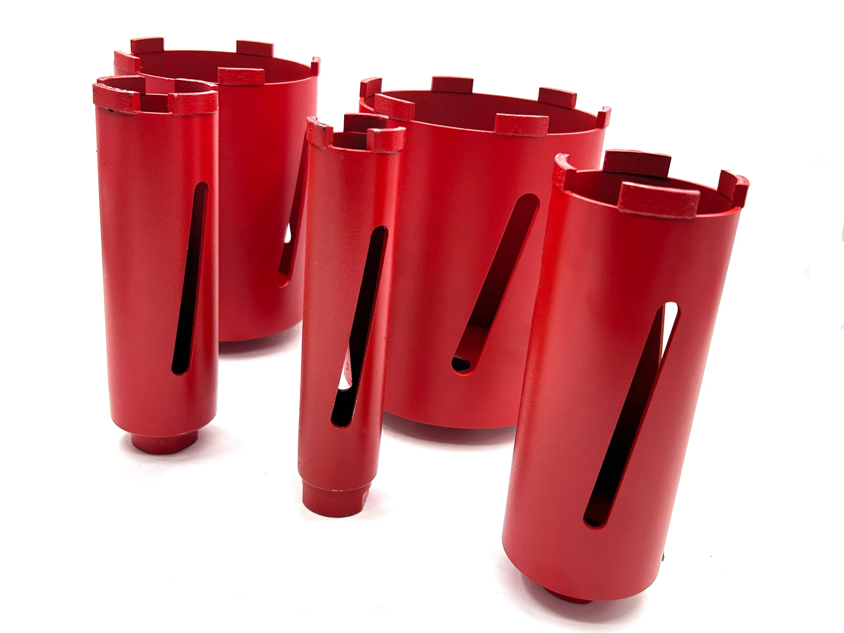 Набор алмазных коронок для сухого бурения, 5 шт