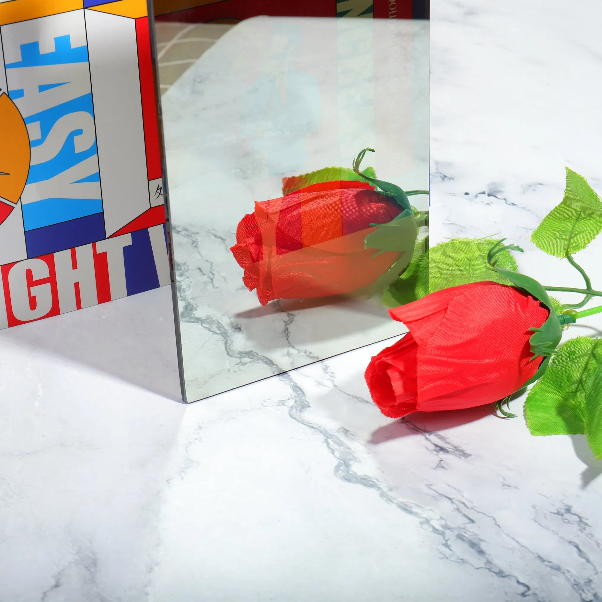 Aluminium Mirror and Silver Mirror Temperable Mirror for Customized Size