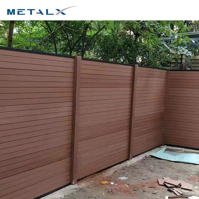 Outdoor WPC Wood Plastic Composite Fencing Panel Garden Fence