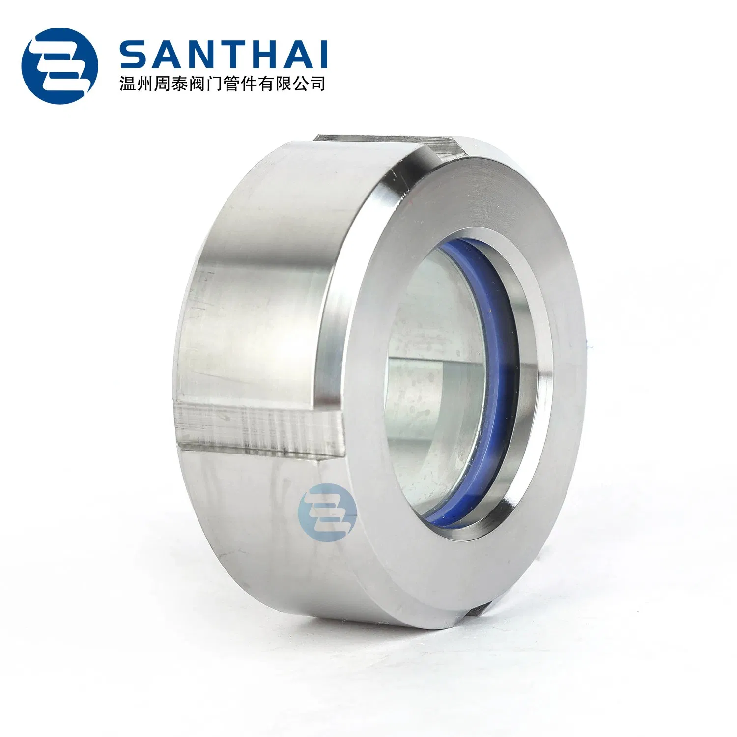 SS304 Union Type Sight Glass Tube Fitting with CNC Machining