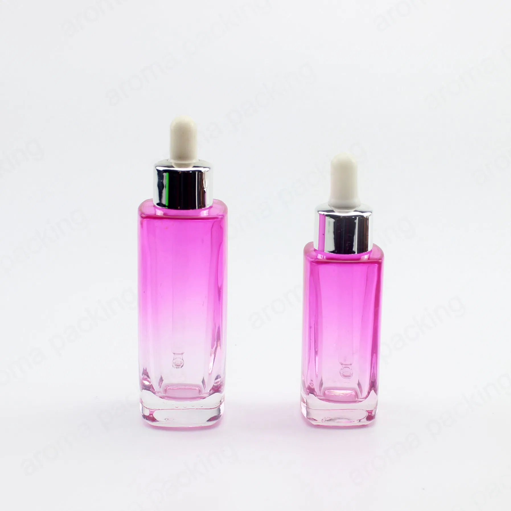 Стеклянные бутылки для косметики с помпой/дозатором