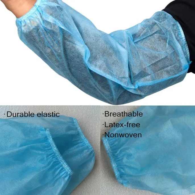 Disposable Hygienic SMS Non-Woven Oversleeve Sleeve Cover Bake Kitchen Arm Protective Food Processing