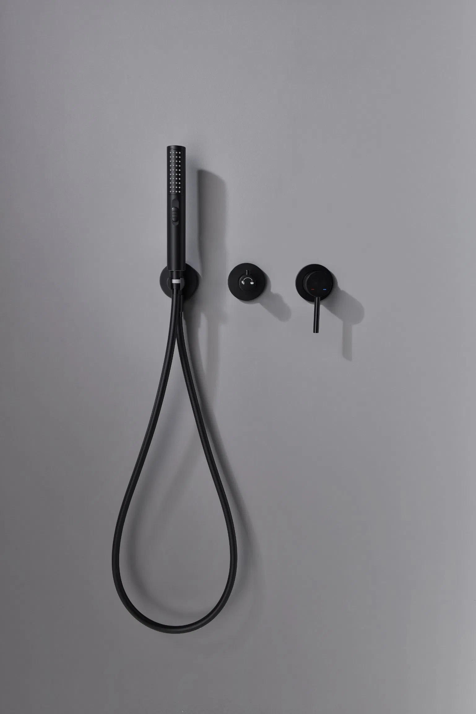 Upc Single Handle Bathroom Concealed Rain Shower Set Contemporary Concealed Shower Faucet System Hot Cold Water Mixer Black