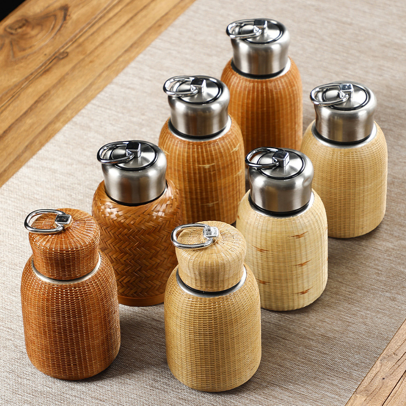 Бамбуковая термокружка Creative, 20 oz, для чая и путешествий
