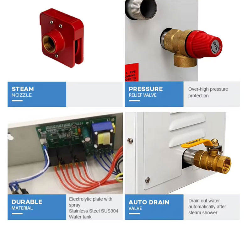 Парогенератор 10.5 кВт Diooist для сауны и SPA