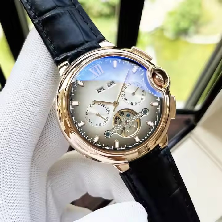 Newest Style Fashion High Quality Stainless Steel Pointer Men's Mechanical Watch