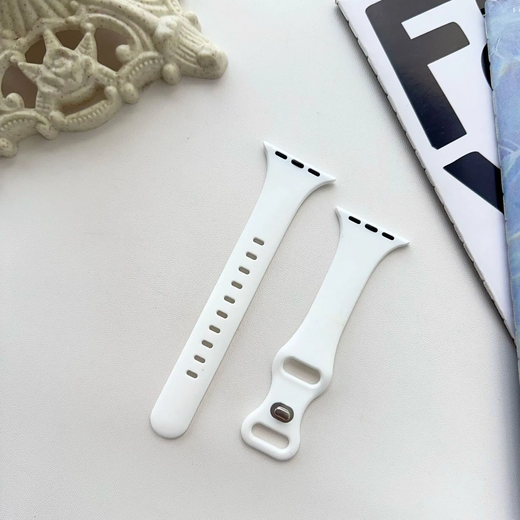 Watch Strap for Apple Watch Series 9 8 7 6 Colorful Silicone Sport Smart Watch Band Soft Durable Strap for Men Women