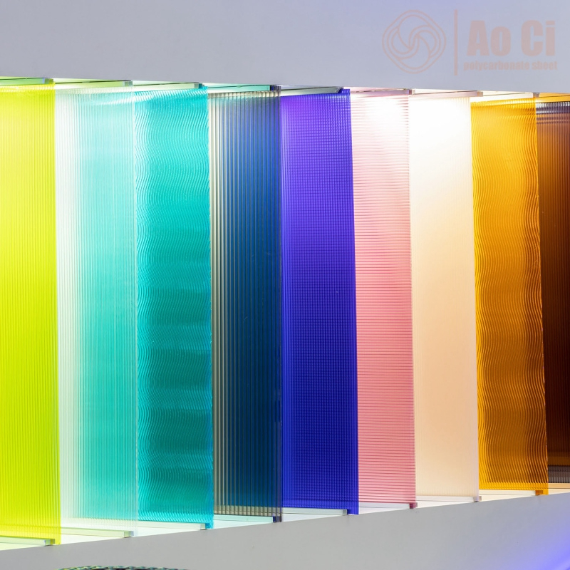 50um UV Planchas De Policarbonato Blanco Opalino Colores Precio Polycarbonate