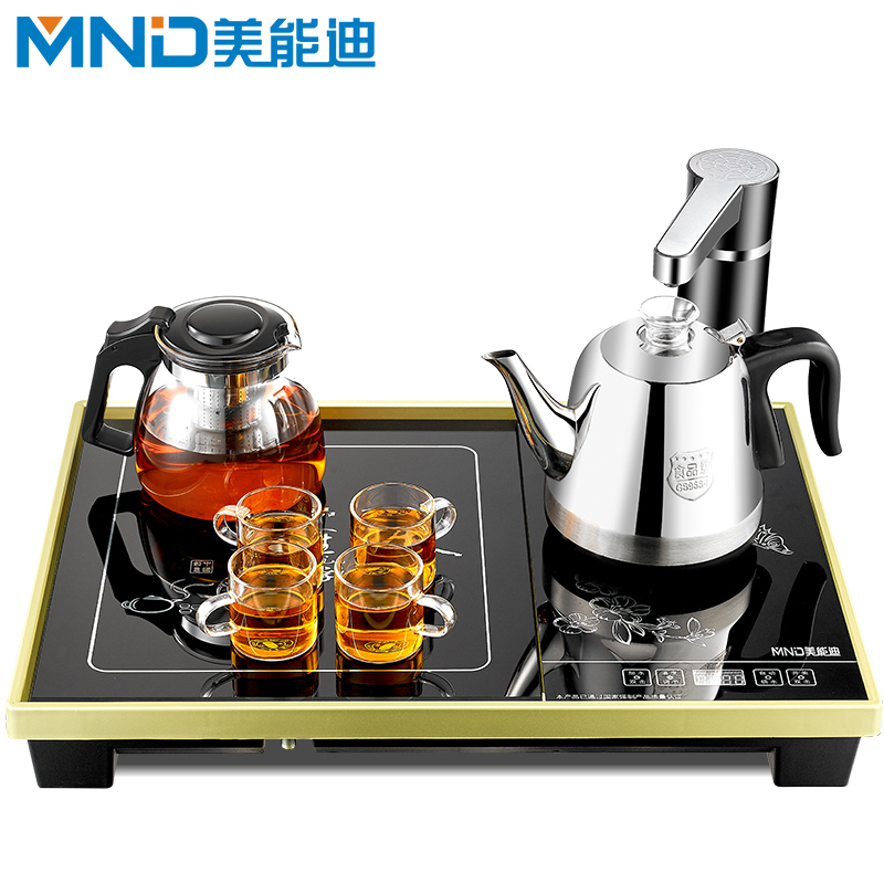 Mnd Home Appliance Stainless Steel Smart Electric Kettle Intelligent Electric Teapot with Tray for Household Office