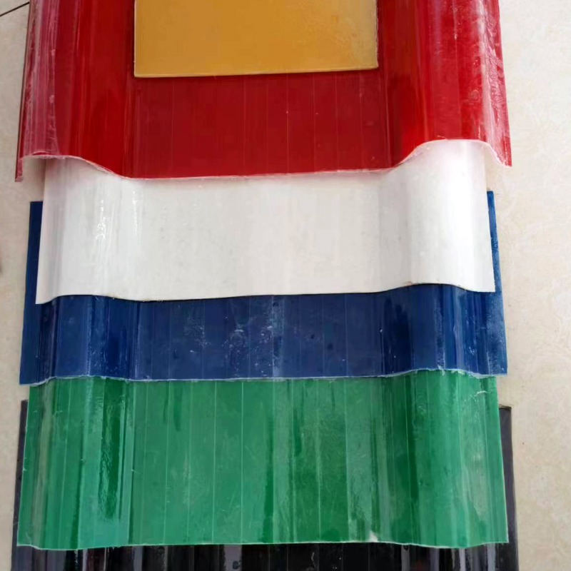 Anti-Corrosion Corrugated Plastic Fiberglass FRP Roofing Sheet