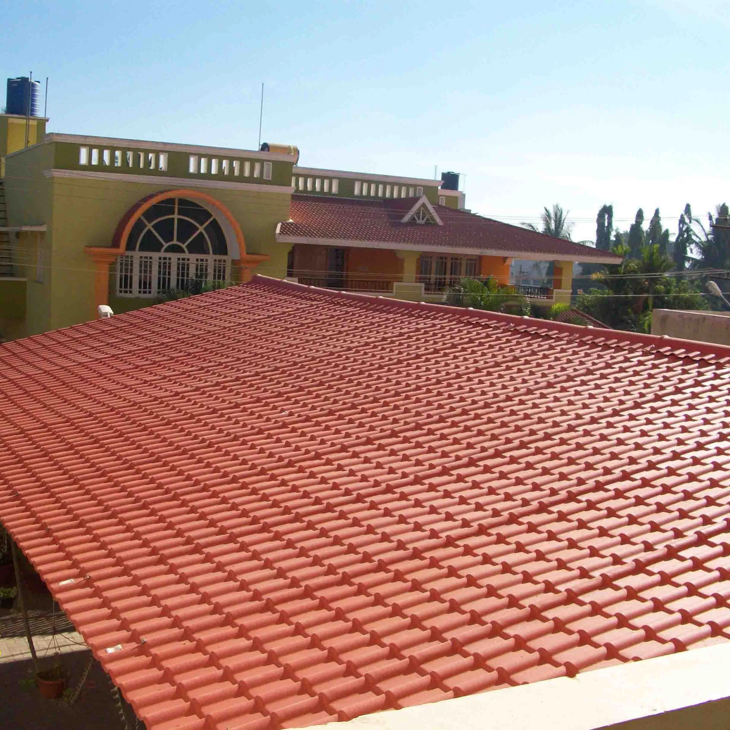 Synthetic Resin Roofing Tile/ASA Spanish Roof Tile/ASA PVC Plastic Roofing Sheet