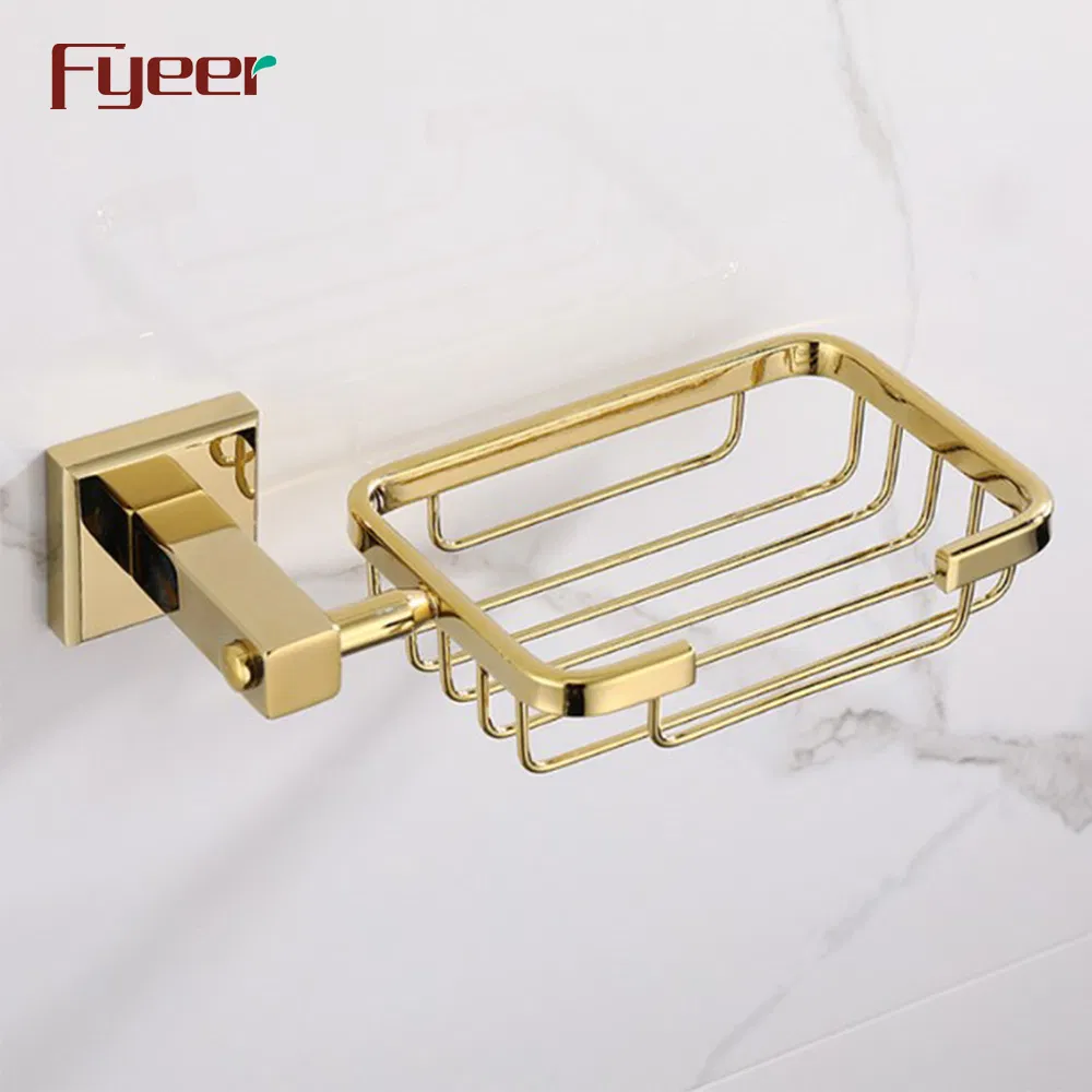 Мыльница Fyeer Golden Brass, настенная