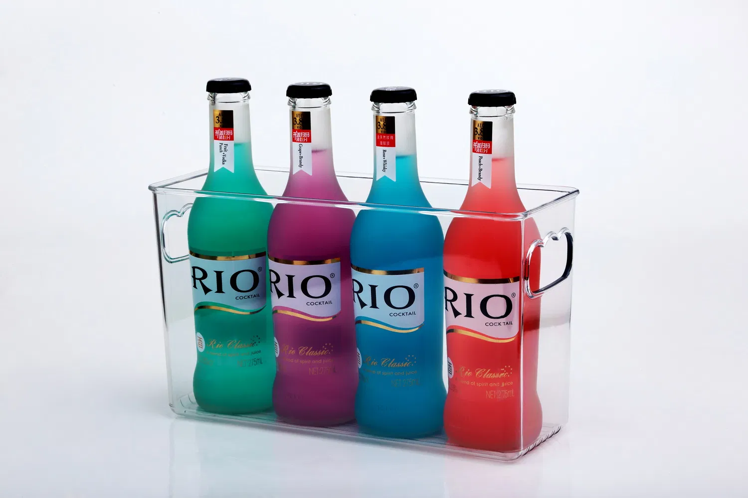 Household Pet Clear Storage Bin for Kitchen Room