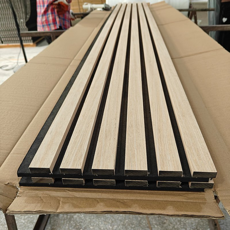 Decorative Acoustic Slat Wall Panel for Modern Interiors