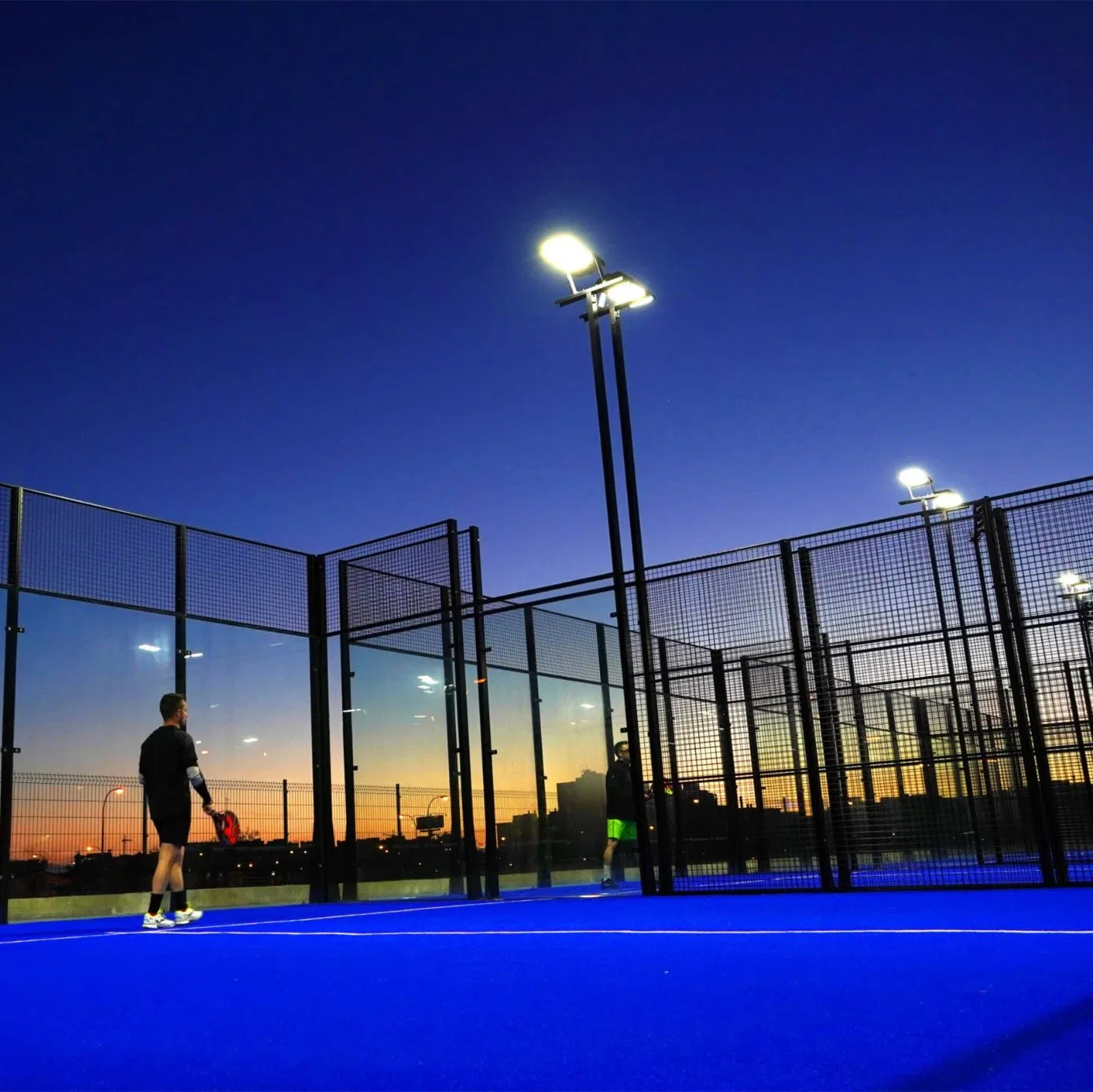 Professional Paddle Courts Panoramic Padel Court with Good Quality Paddle Court for Tennis Sports Competition