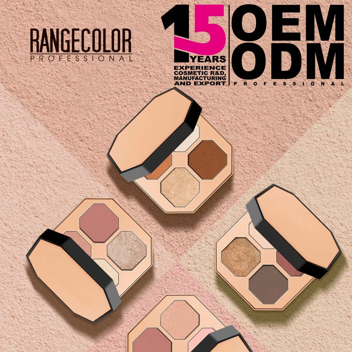 Make up Multi-Color Color Makeup Professional Fashion High-Pigmented Waterproof Eyeshadow Plastic Palette