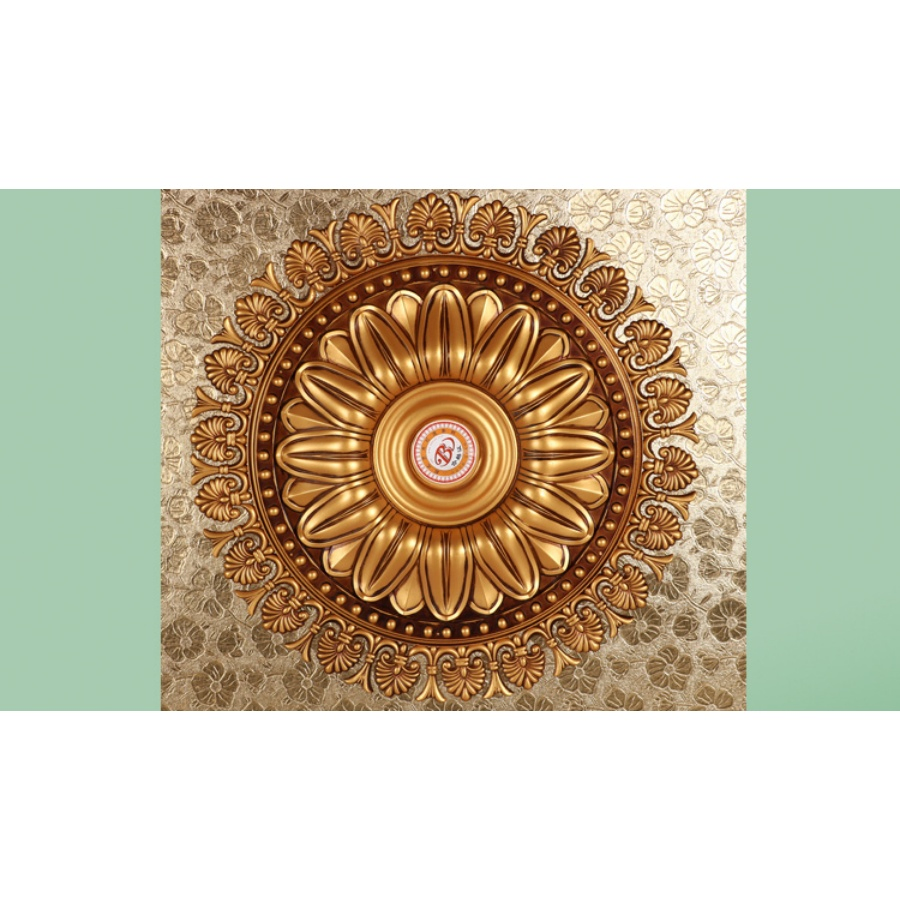 Banruo New Coming European Style Golden Polystyrene 3D Decorative Ceiling