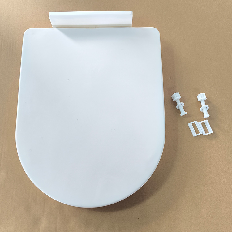Washable Wc PP Toilet Seat Cover Easy Installation Slow Close Bathroom Toilet Lid