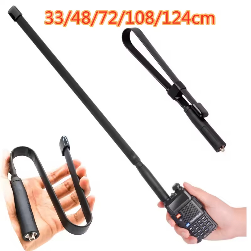 Складная тактическая антенна VHF/UHF для раций Baofeng