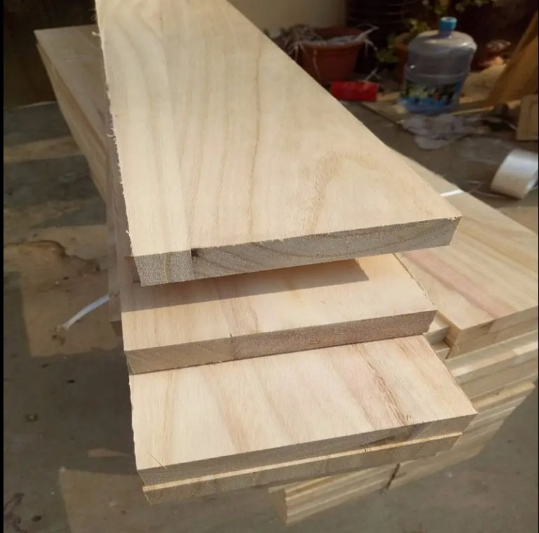 Paulownia Solid Wood Board Wall Panels Decorations China Factory Sale Paulownia Wood Board