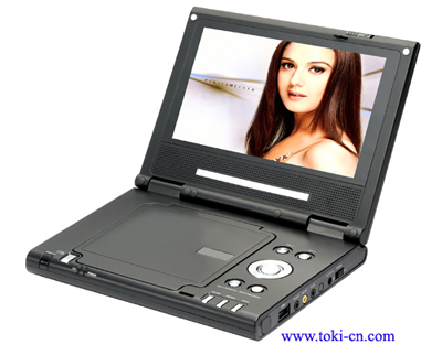 Портативный DVD-плеер 7 дюймов с TV, USB, SD