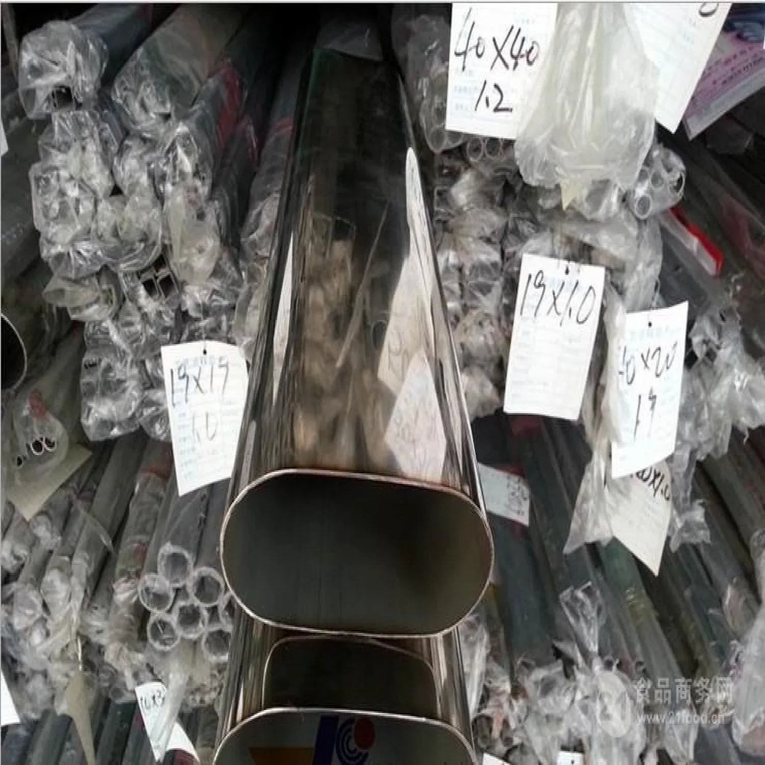 430 Brushed Stainless Steel Oval Pipe for Architectural Decoration