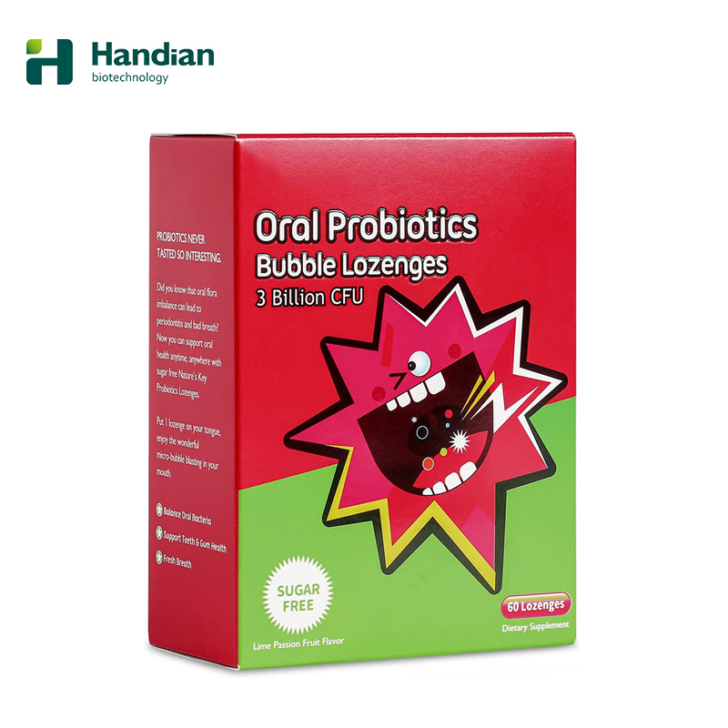 Support Teeth & Gums Health and Fresh Breath Oral Refreshing Oral Probiotics Bubble Lozenge