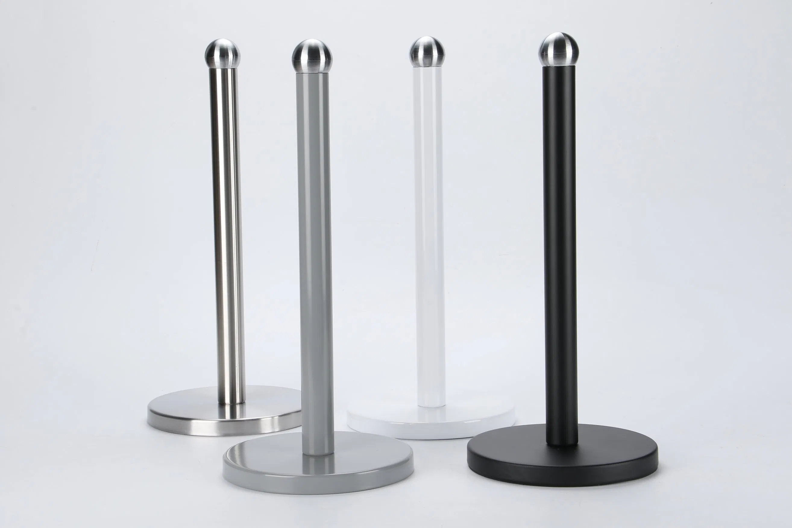 Modern Freestanding Kitchen Roll Holder Polishing Stainless Steel Paper Towel Holder