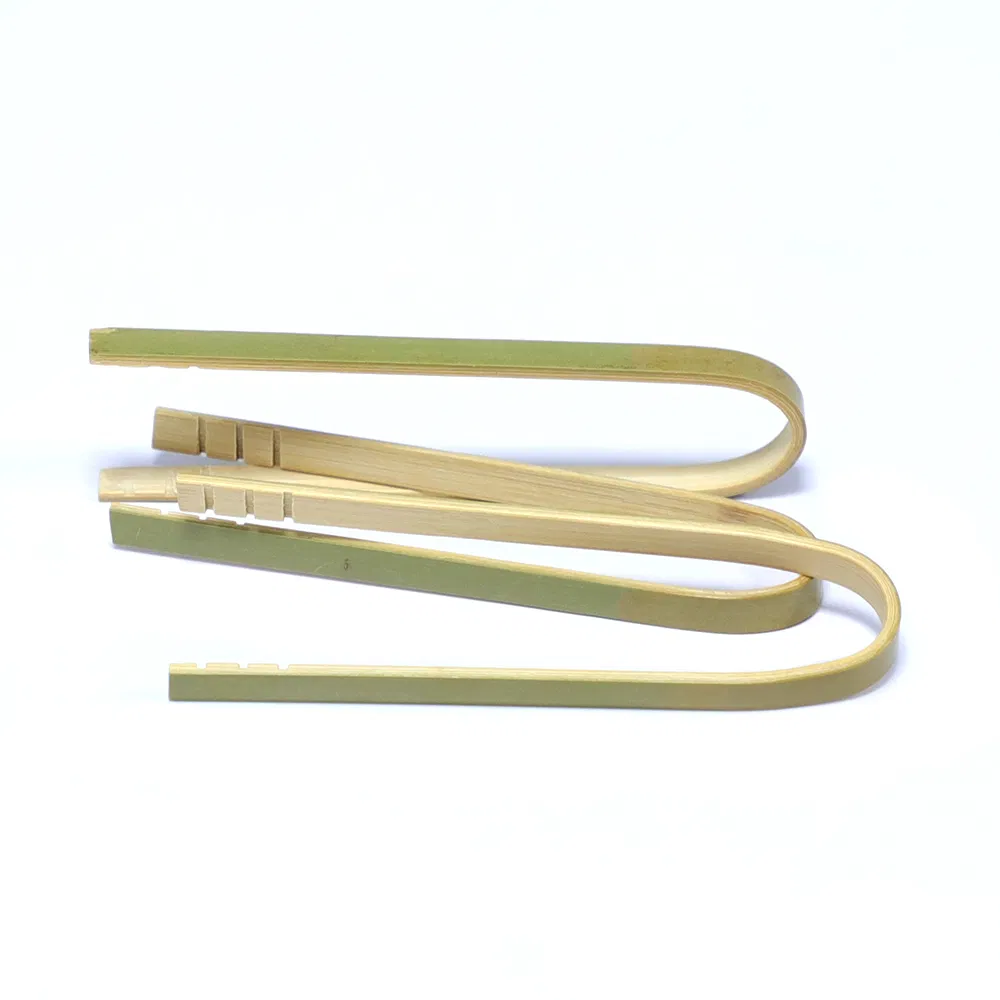 Mini Bamboo Tongs Disposable Cooking Utensilsnatural Toast Tongs for Cooking