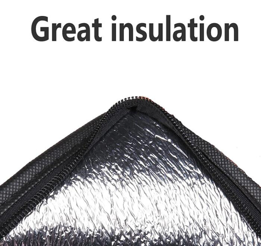 2-Pack XL-Large Reusable Collapsible Shopping Insulated Bags