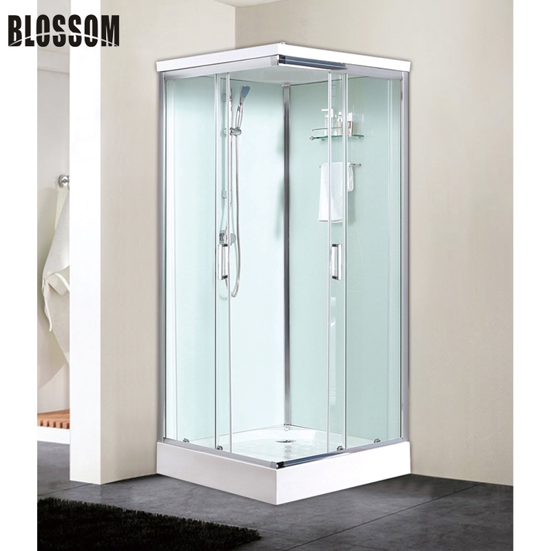 Sliding Glass Sauna Massage Room Steam Shower Cabin in Bathroom
