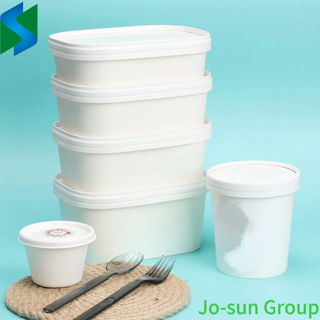 Jo-Sun Environmentally Degradable Disposable Kraft Paper Soup Bucket