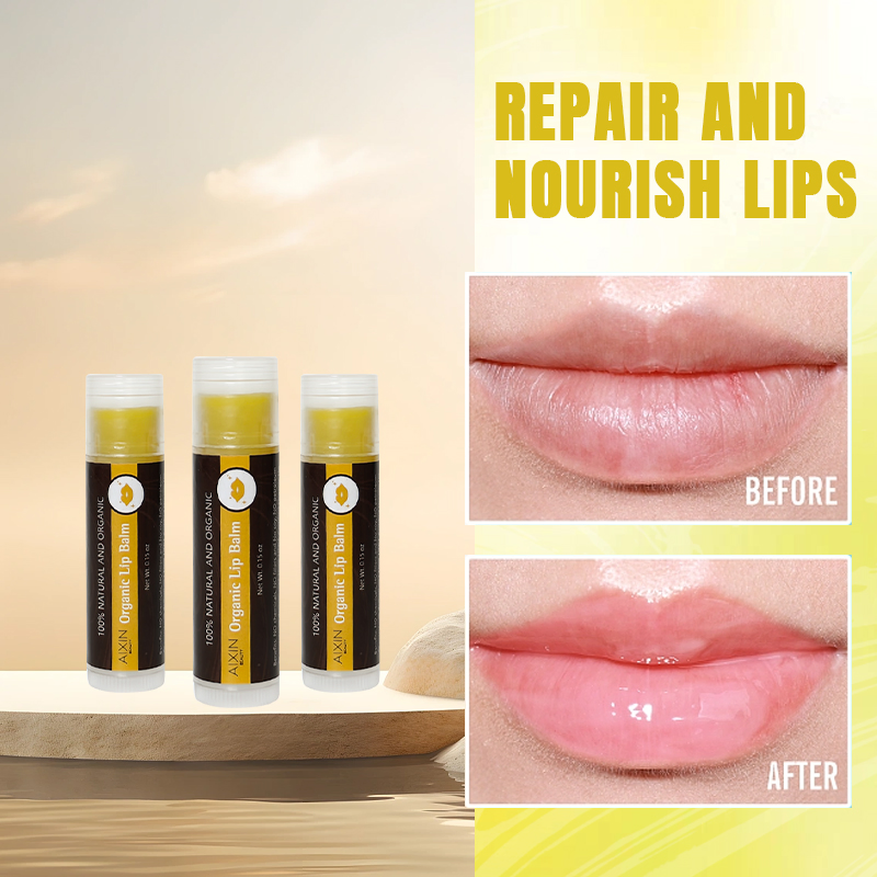 Beauty Cosmetics Skin Care Repair and Nourish Lips Organic Lip Balm