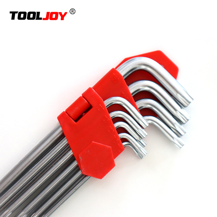 9 PCS Multi-Length Hex Cr-V Steel Hex Keys Home Hex Socket Mechanic Tooling