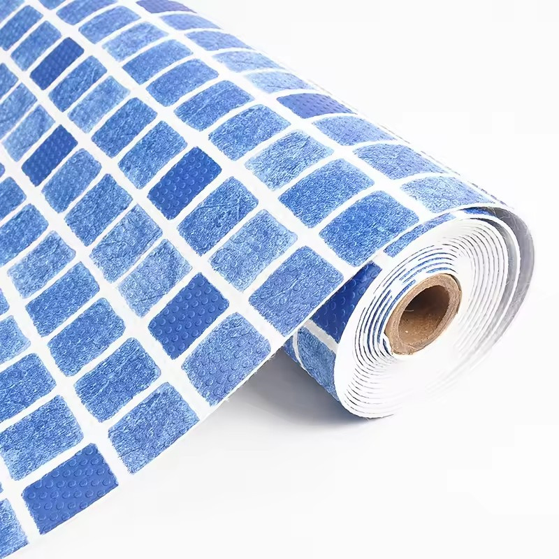 UV Resistant Blue PVC Swimming Pool Plastic Vinyl Liners for Above and Below Ground Pools