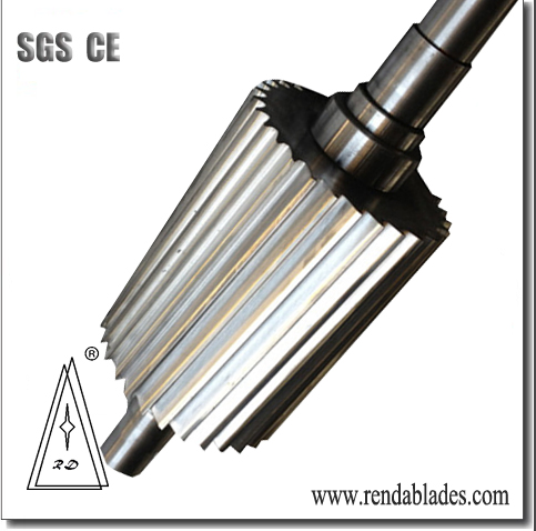 HSS Carbide Inlay Pelletizer Rolling Cutter Blade