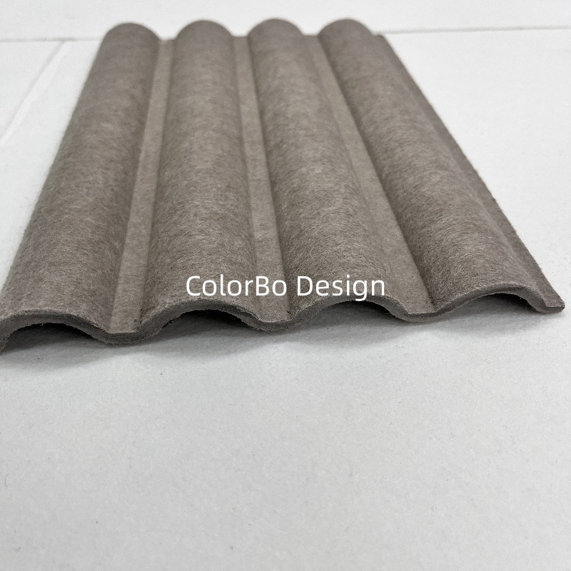 E0 Sound Absorption 3d panel wallpaper wall covering Material with Low Price