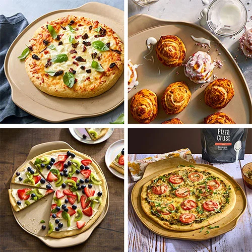 Durable Unglazed Stoneware Pizza Plate for Home Chefs