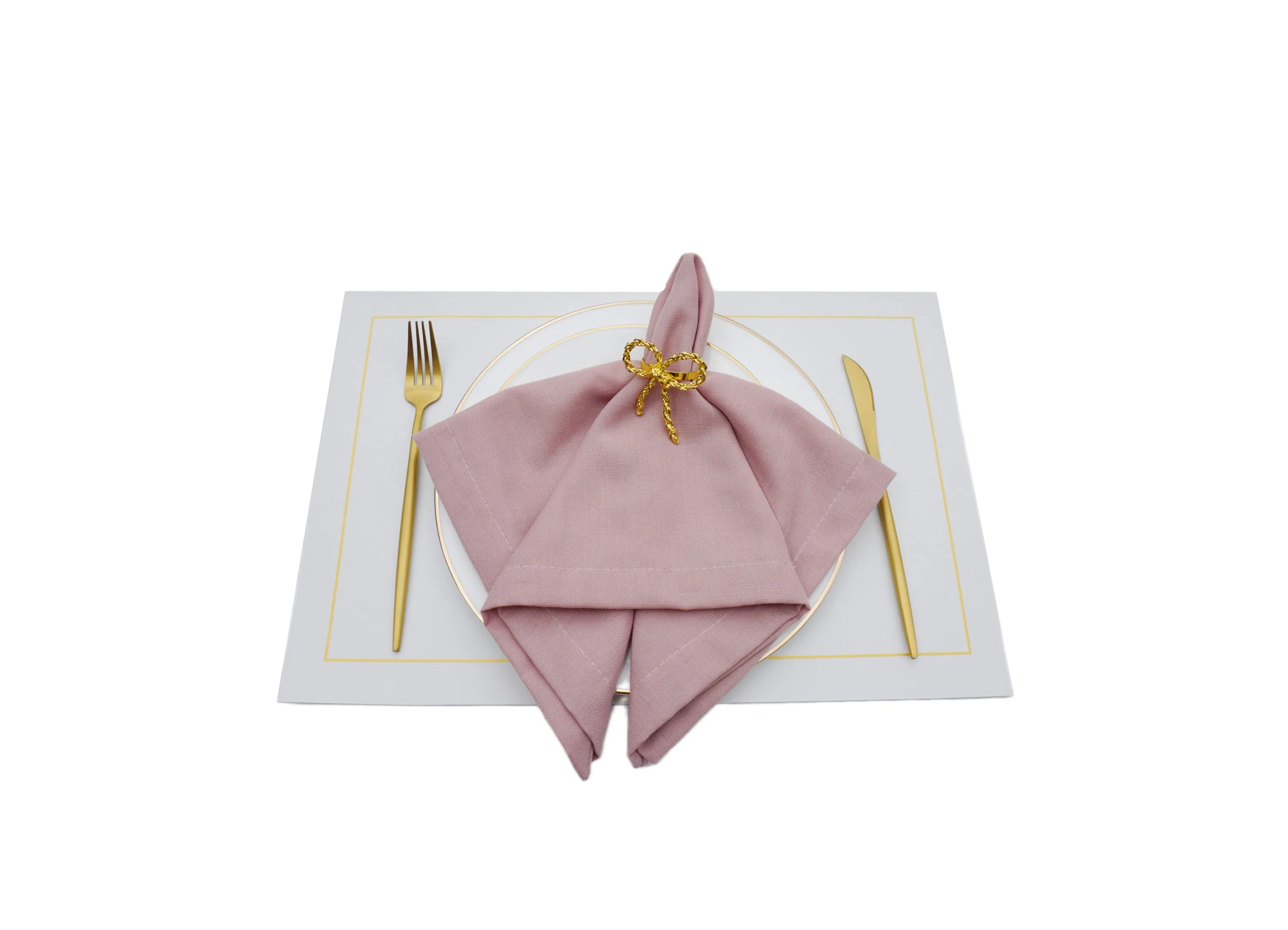 Duty Pink Cotton Like Napkins for Weddings and Special Occasions Elegant Napkin