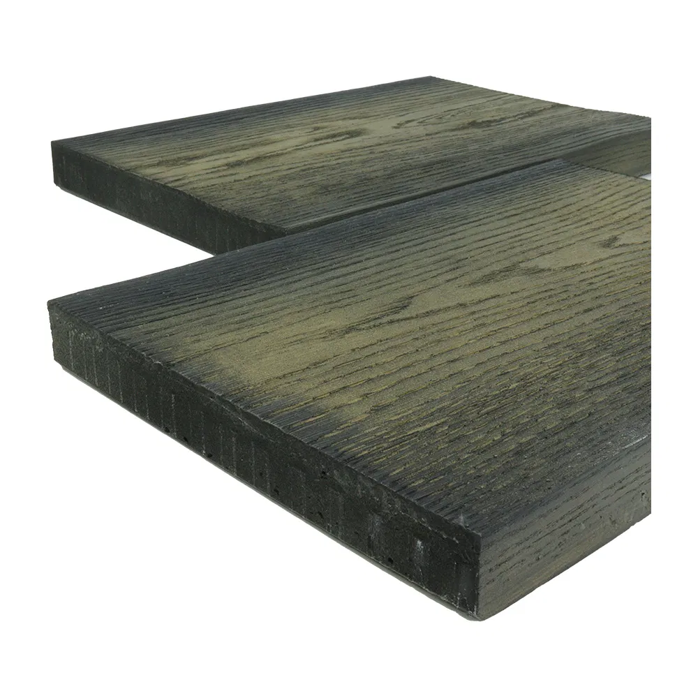Realistic Timber Look Solid Boards Outdoor PU Composite Decking Boards