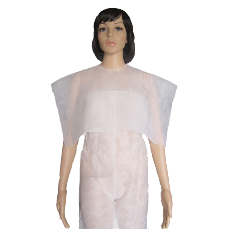 Disposable Transparent Barber Apron Non-Woven Salon Apron Hair Cutting Personal Protection Capes Barber Apron