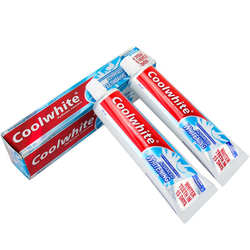 Vegan Private Logo Toothpaste with Organic Mint for Home Care