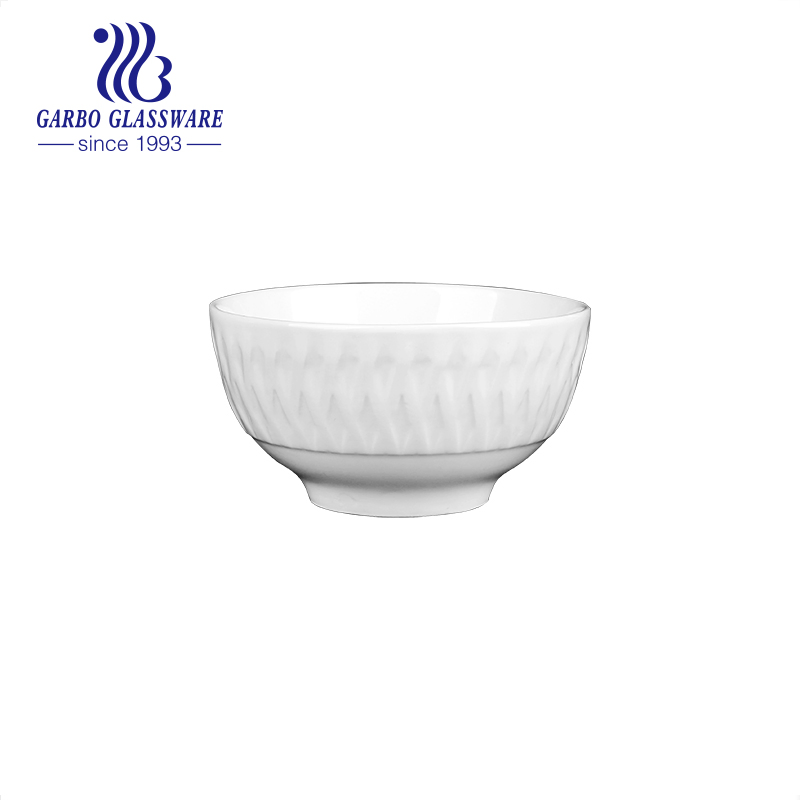 Premium Quality 4.5 Inch Stoneware Rice Bowl Collection for Rstaurants