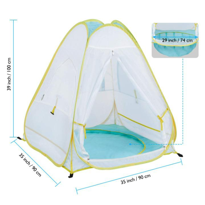 Baby Beach Tent Sun Protection Shelter Pool Portable Infant Mosquito Net