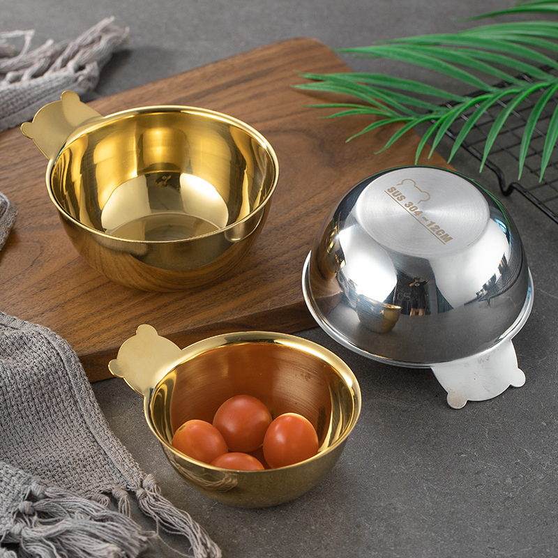 Little Bear 304 Stainless Steel Creative Bowl