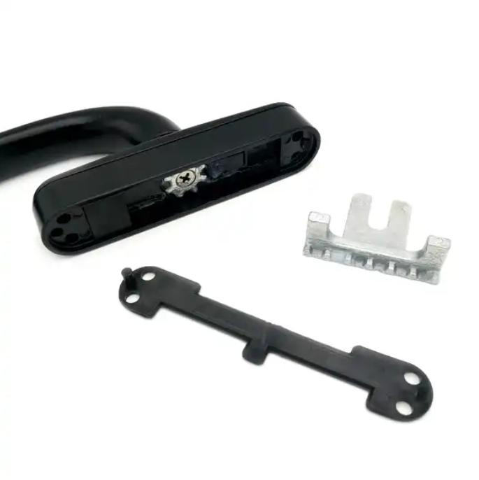 modern Black Color Outward Aluminum Alloy Casement Window Handle